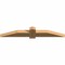 Ekena Millwork Eugene Smooth Timber Gable Bracket, Western Red Cedar, 60"W x 10"H x 3 1/2"D x 5 1/2"F, 4/12 Pitch GBW060X10X0406EUG00SWR - alternate 3